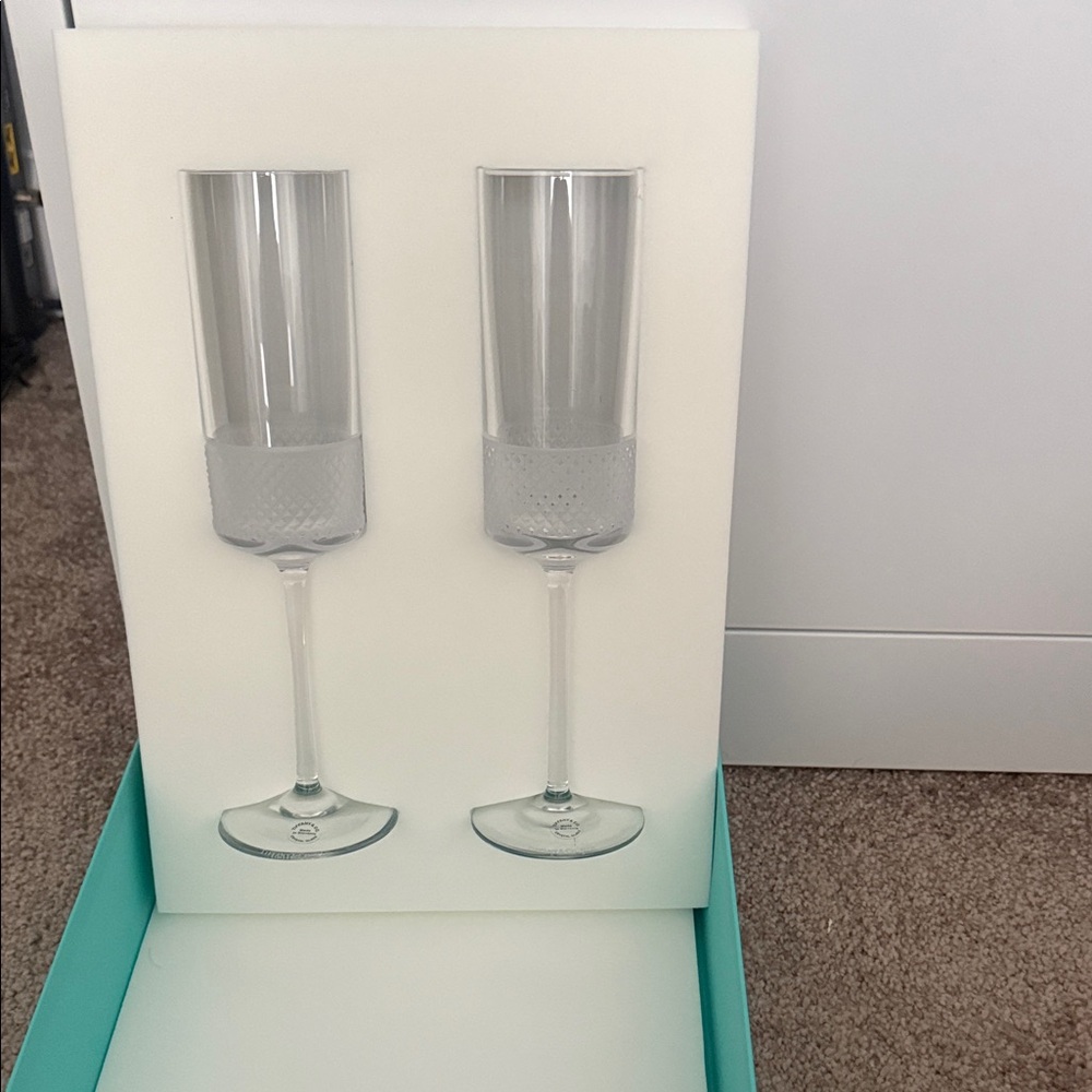 Tiffany & Co. Blue Box Champagne Flutes - Picture 4 of 4